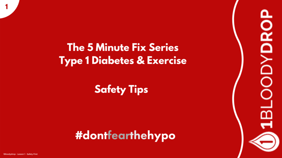 Don't Fear The Hypo - Programme 1 - Essential Safety Tips
